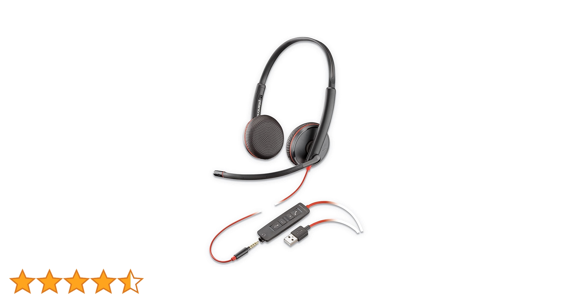 Plantronics C3220 USB有線ヘッドセット【新品・未使用】 61ZH8ypI4TS.jpg_BO30,255,255,